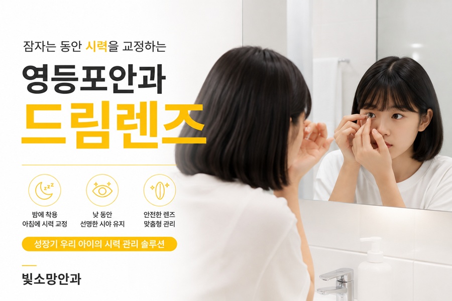 여의도 드림렌즈, 세척부터 보관까지 순서를 놓치면 생기는 문제