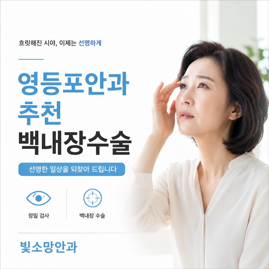 영등포 안과 진료를 미루면 안 되는 눈 증상은 무엇일까