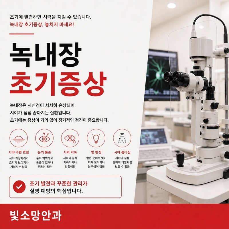 녹내장 초기증상